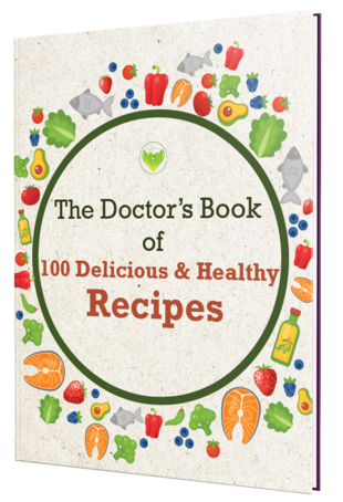 The Doctor's Book of 100 Delicious Helthy Recipes Cover
