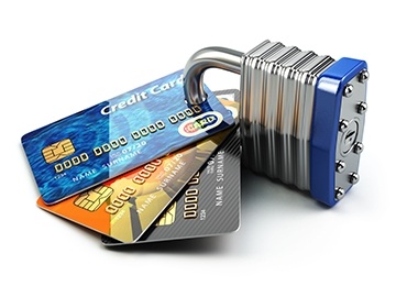 Keylock and credit cards